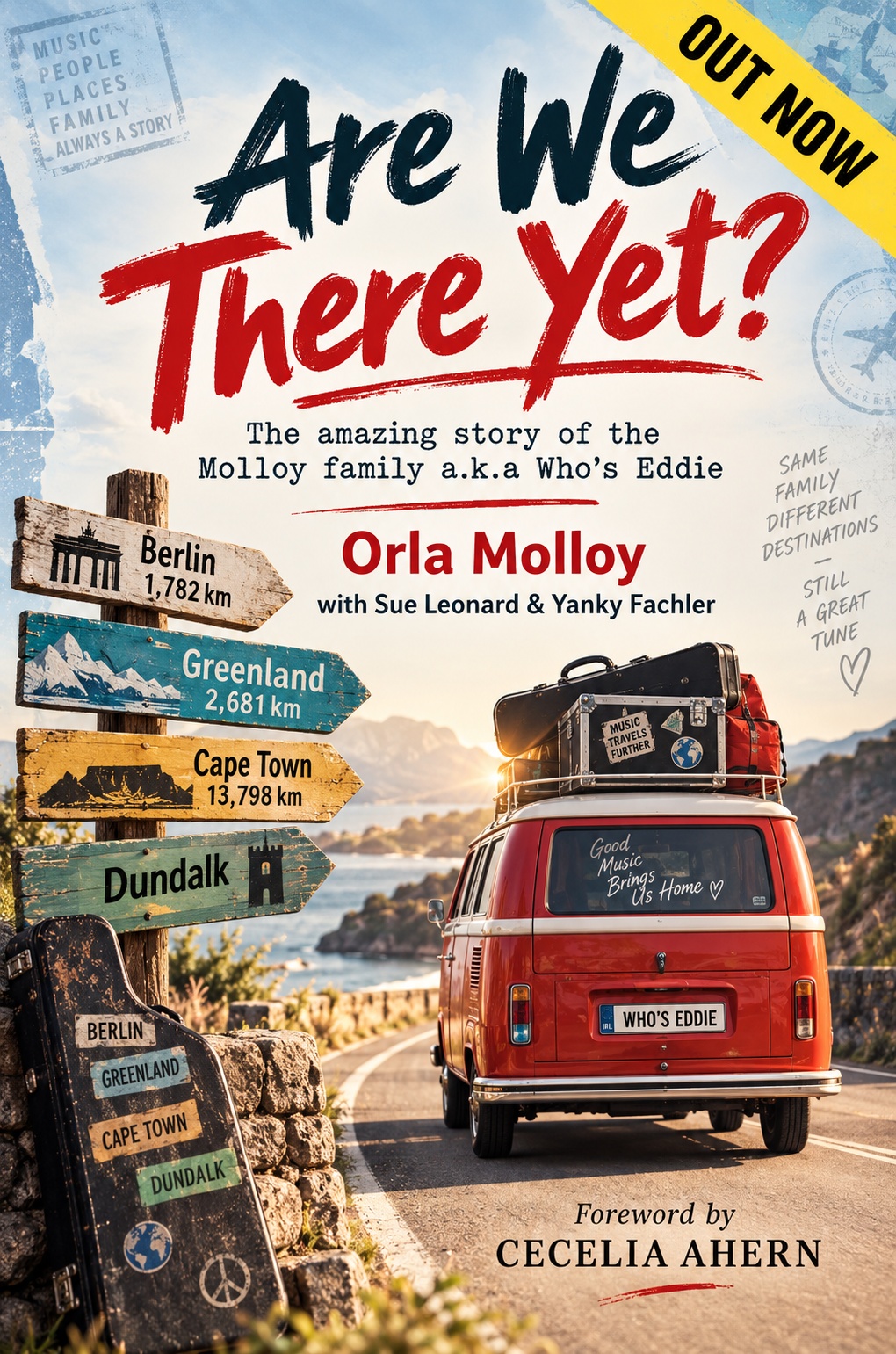 Are We There Yet? — The amazing story of the Molloy Family a.k.a. Who's Eddie, book cover